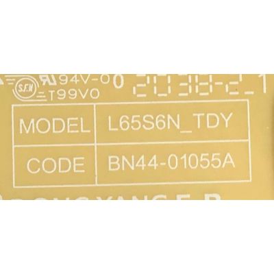 KIT DE TARJETAS PARA TV SAMSUNG / MAIN BN94-16107W / BN97-17444O / BN41-02756 / FUENTE BN44-01055A / L65S6N_TDY / BN4401055A / PANEL CY-BT065HGHV1H / DISPLAY ST6451D02-C / MODELO UN65TU7000F / UN65TU7000FXZA / UN65TU7000FXZA CC05 - Imagen 3